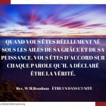 Etre un dans l'unité