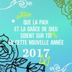 Que la Paix et la grâce de Dieu soient sur toi en cette nouvelle année 2017
