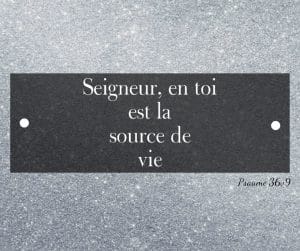 Seigneur, en toi est la source de vie