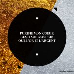 Purifie mon coeur