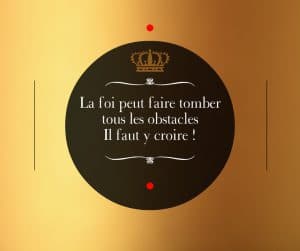 La foi peut faire tomber tous les obstacles