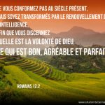 Romain 12 v 2 La sainte Bible