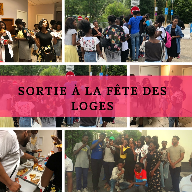 Sortie des jeunes à la fête des Loges